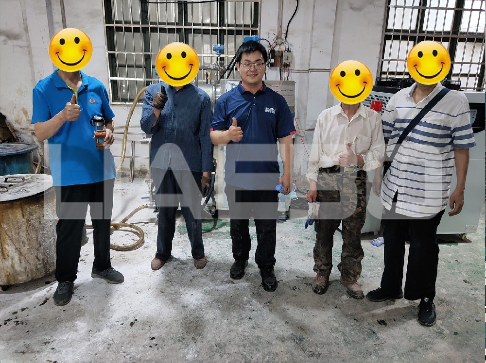 安徽某新材料企業(yè)25L納米砂磨機調(diào)試成功